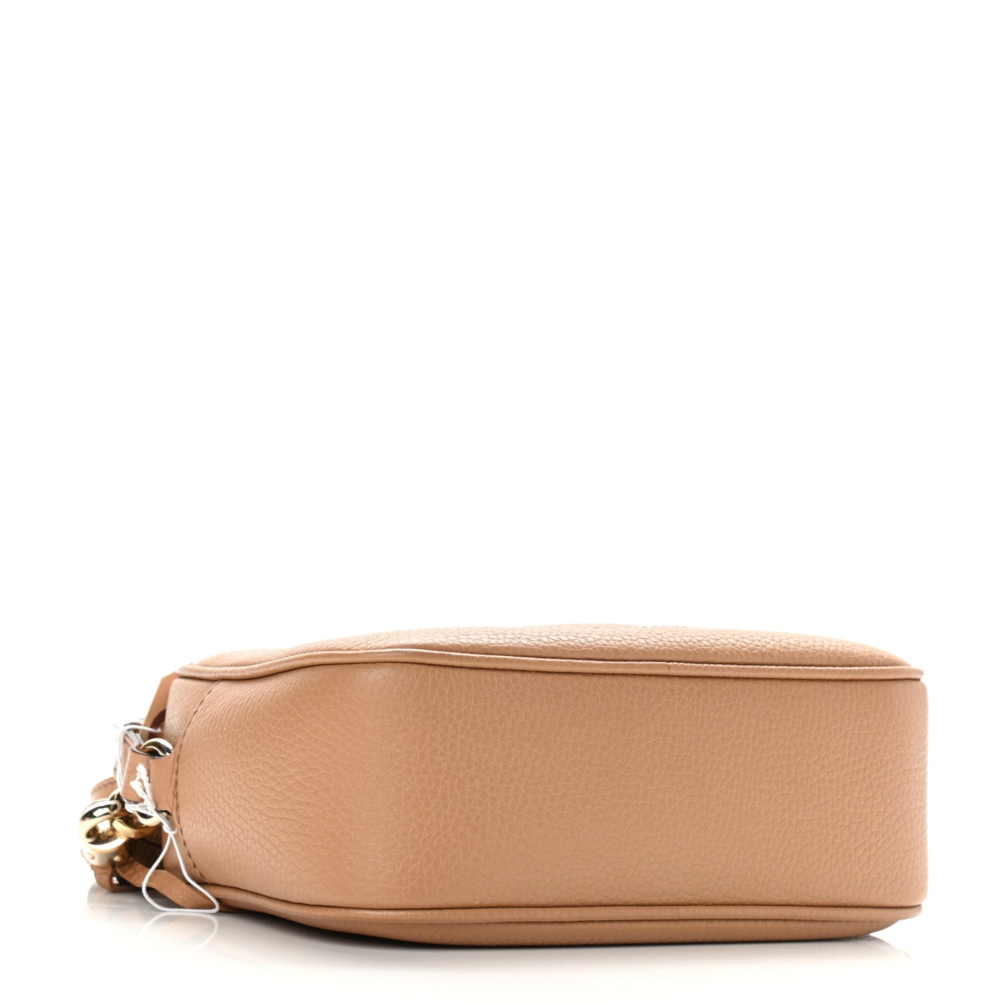 Pebbled Calfskin Small Soho Disco Bag Camelia