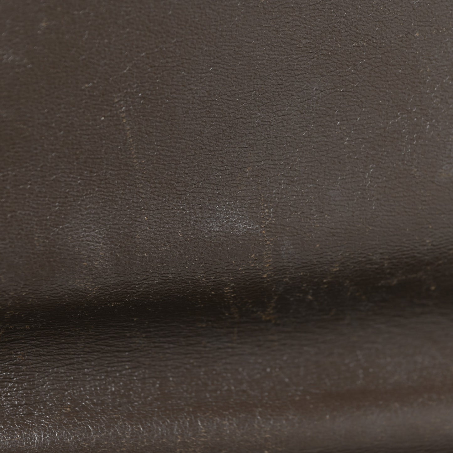 Smooth Calfskin Suede Large Tri-Color Trapeze Brown