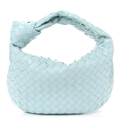 Bottega Veneta Nappa Intrecciato Teen Jodie Hobo Teal Washed 1 of 10