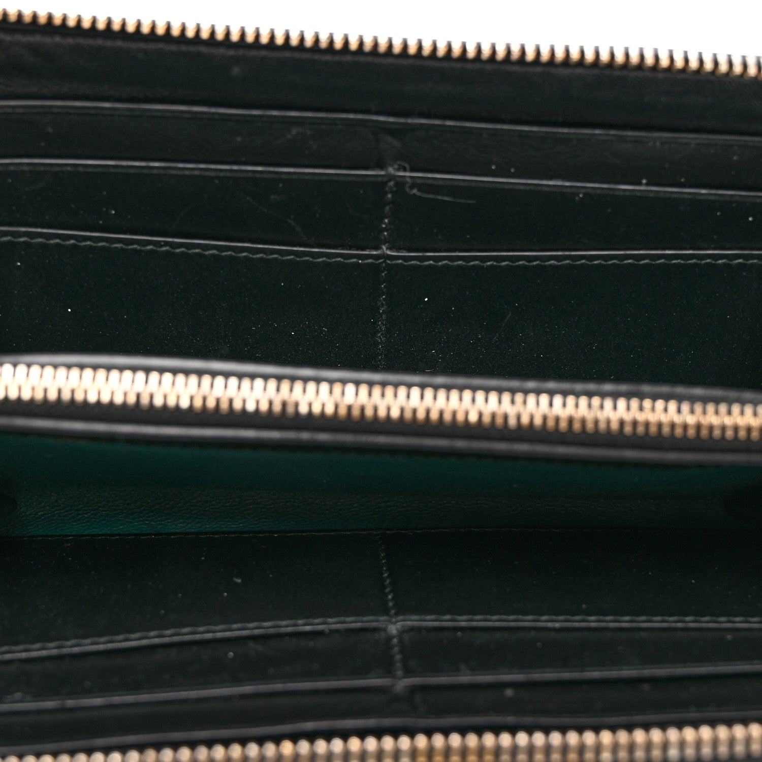 Bulgari Calfskin Quilted Serpenti Zip Around Wallet Black 5 of 10