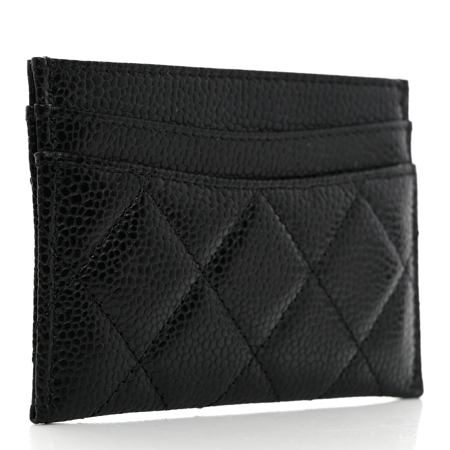 Chanel Caviar Quilted Card Holder Black 3 of 9