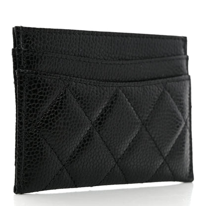 Chanel Caviar Quilted Card Holder Black 3 of 9