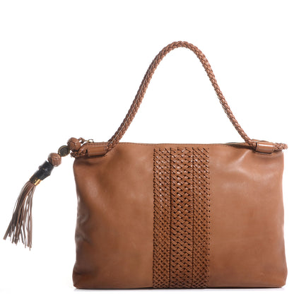 Gucci Leather Handmade Medium Shoulder Bag Light Brown 1 of 7