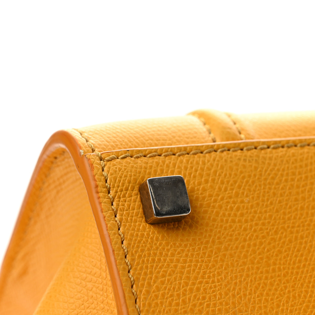 Supple Calfskin Medium Phantom Luggage Yellow