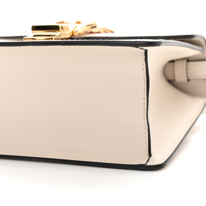 Gucci Calfskin Mini Sylvie Top Handle Bag White 10 of 14