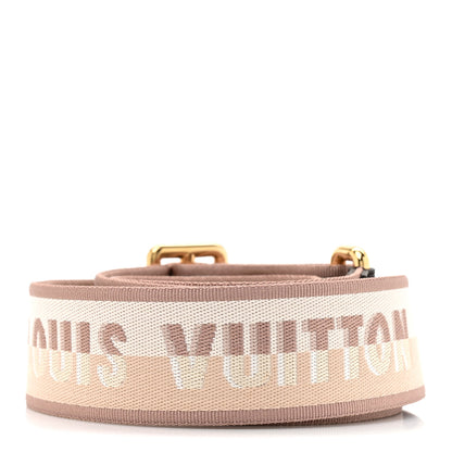 Louis Vuitton Jacquard Speedy Bandouliere 20 Shoulder Strap Beige Brown 2 of 3