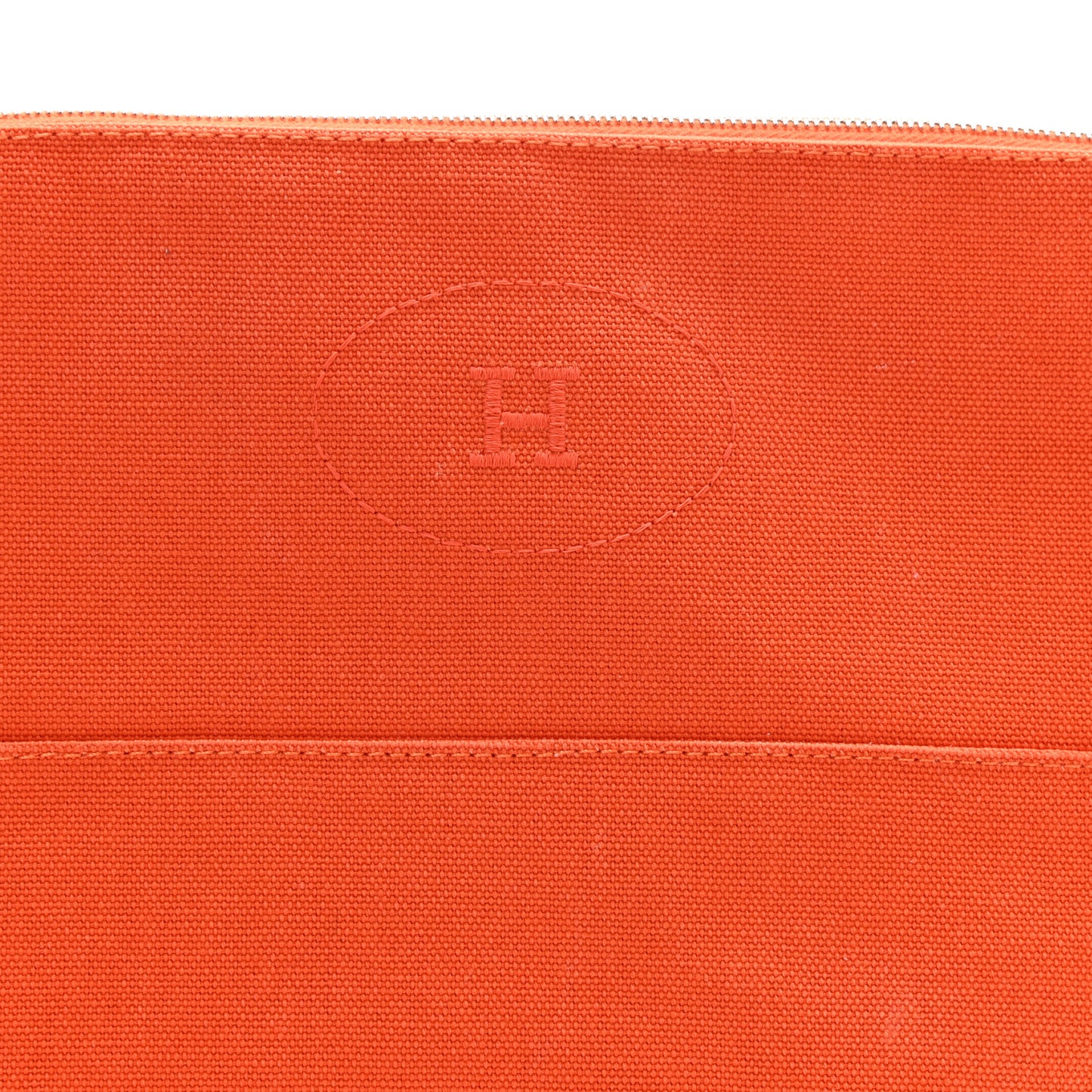 Cotton Canvas Bolide Travel Cosmetic Pouch MM Feu