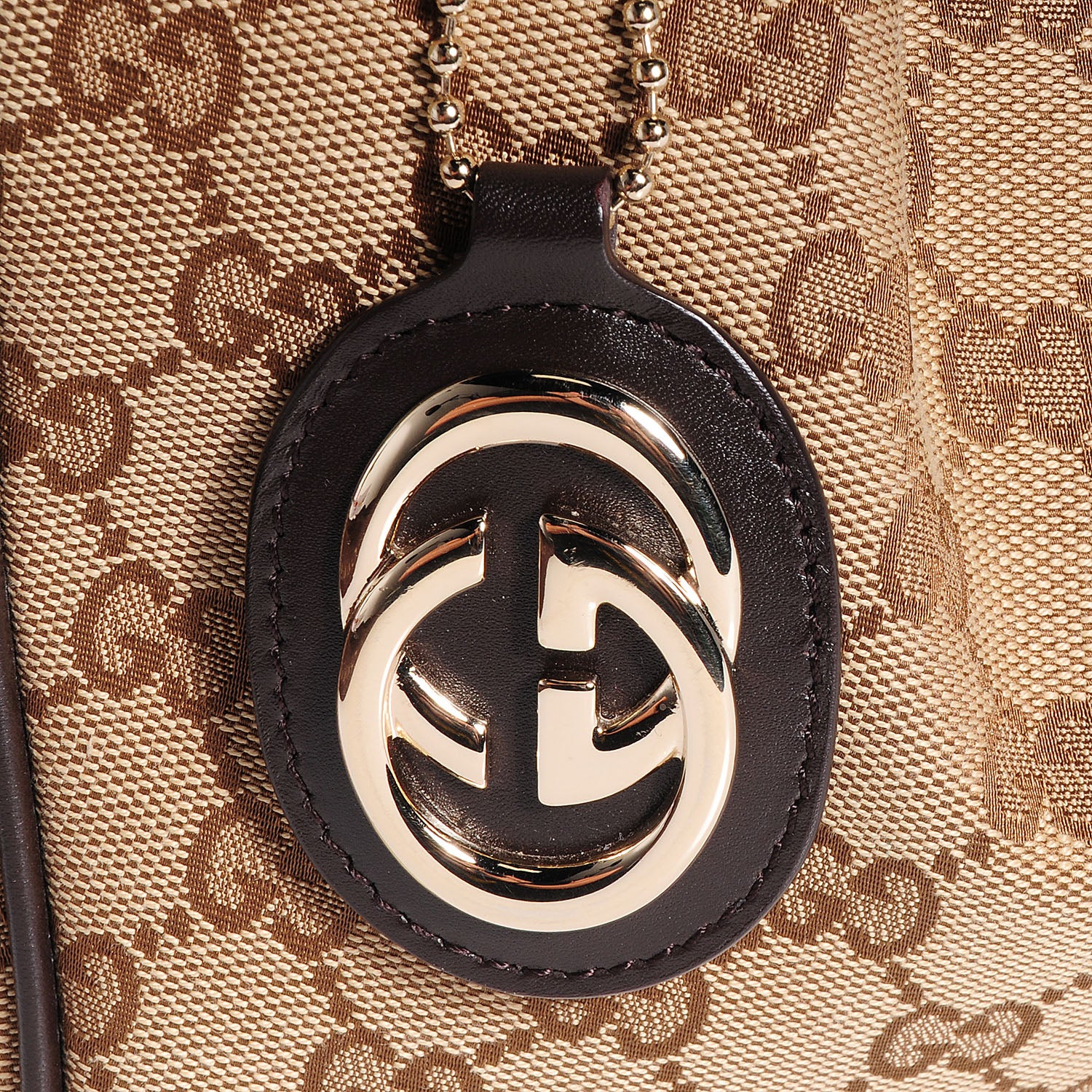 Gucci Monogram Medium Sukey Tote Dark Brown 7 of 7
