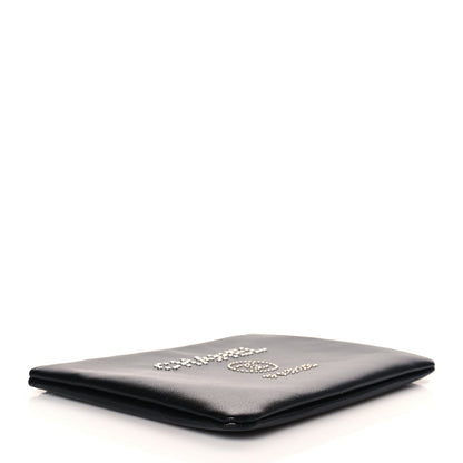 Chanel Caviar Studded Medium Deauville Pouch Black 4 of 11