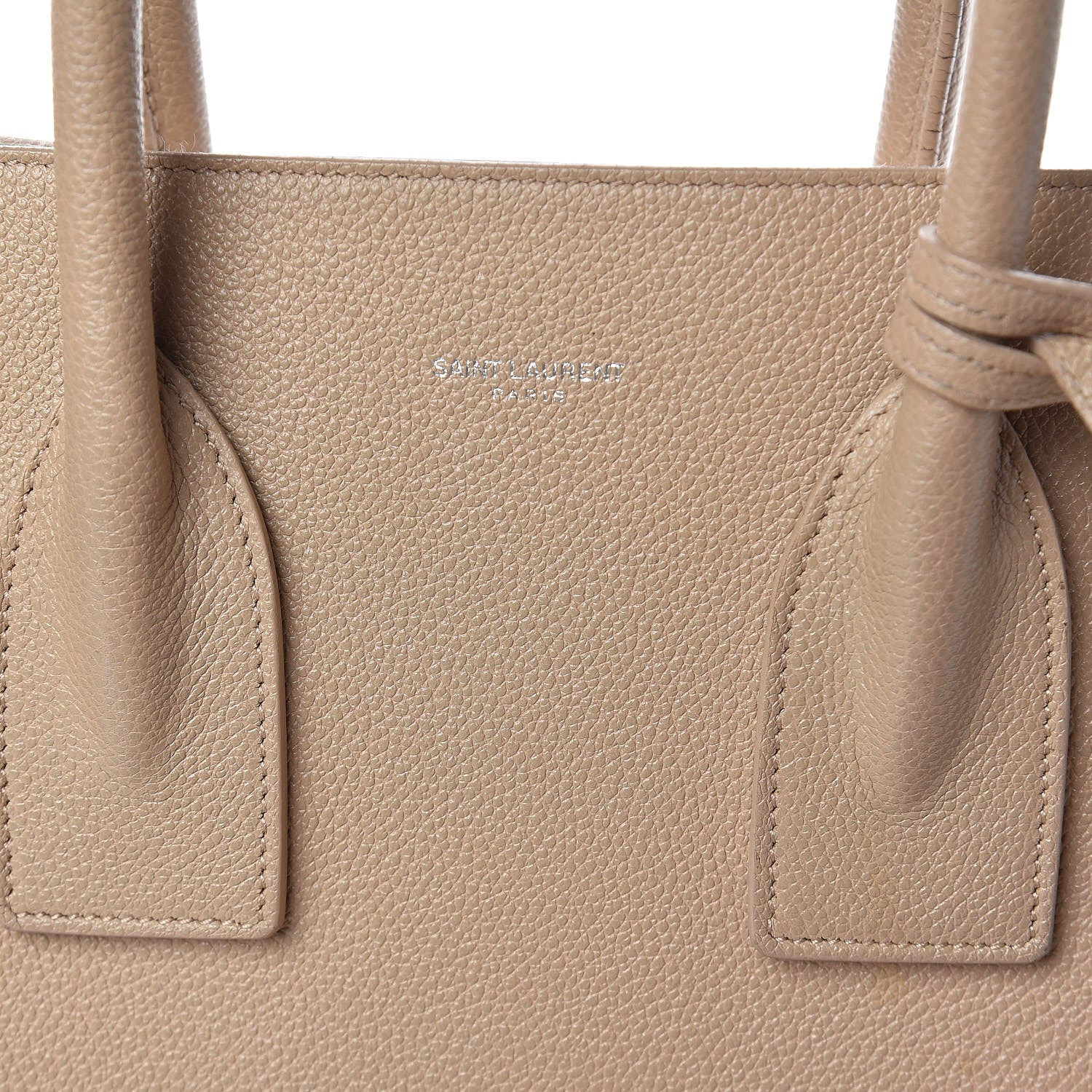 Saint Laurent Grained Calfskin Small Sac De Jour Nude Powder 8 of 37