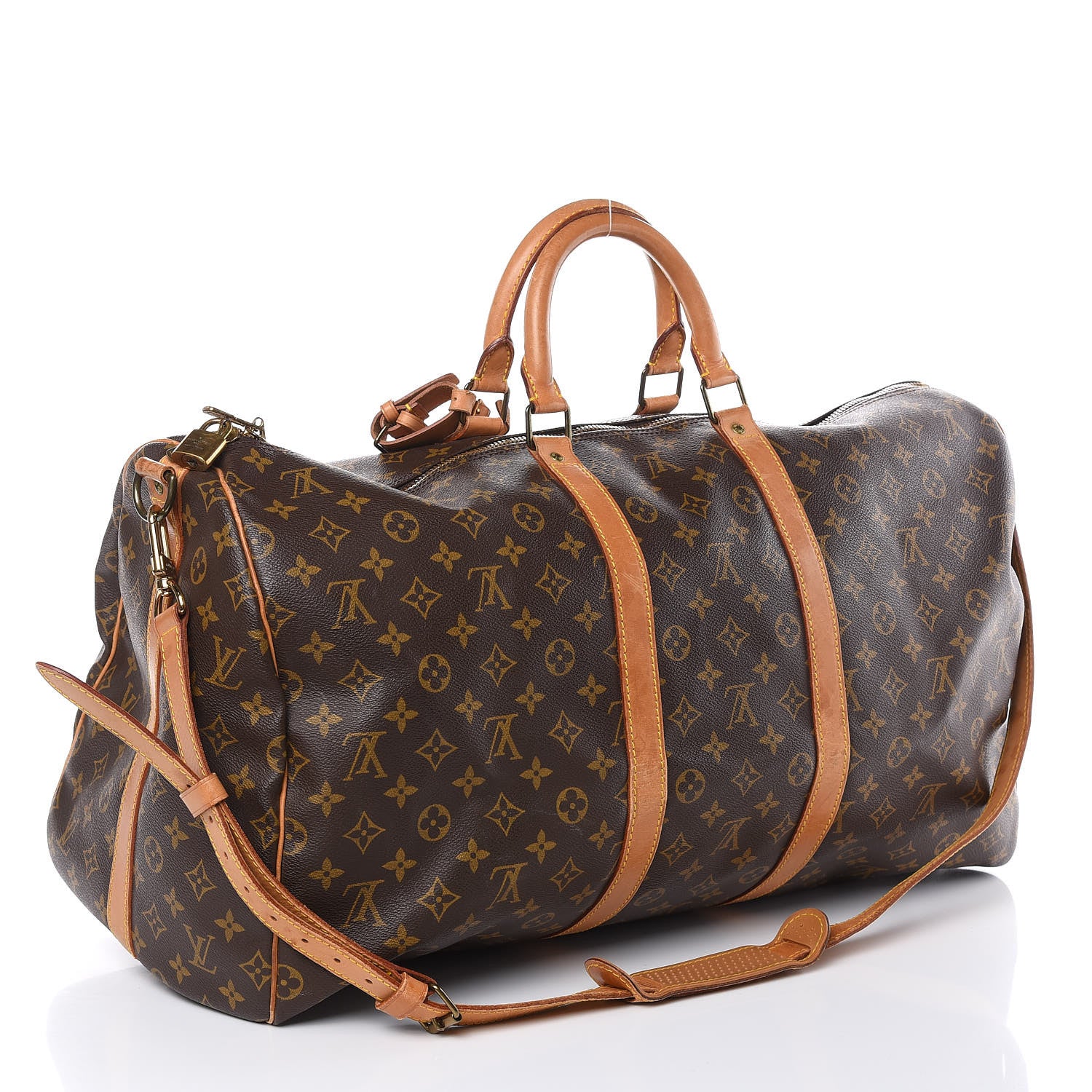 Louis Vuitton Monogram Keepall Bandouliere 55 3 of 19