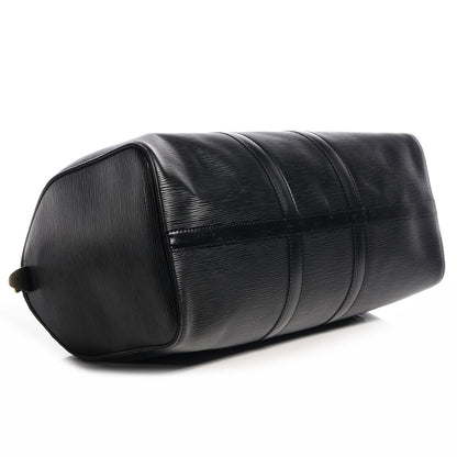 Louis Vuitton Epi Keepall 45 Black 4 of 8