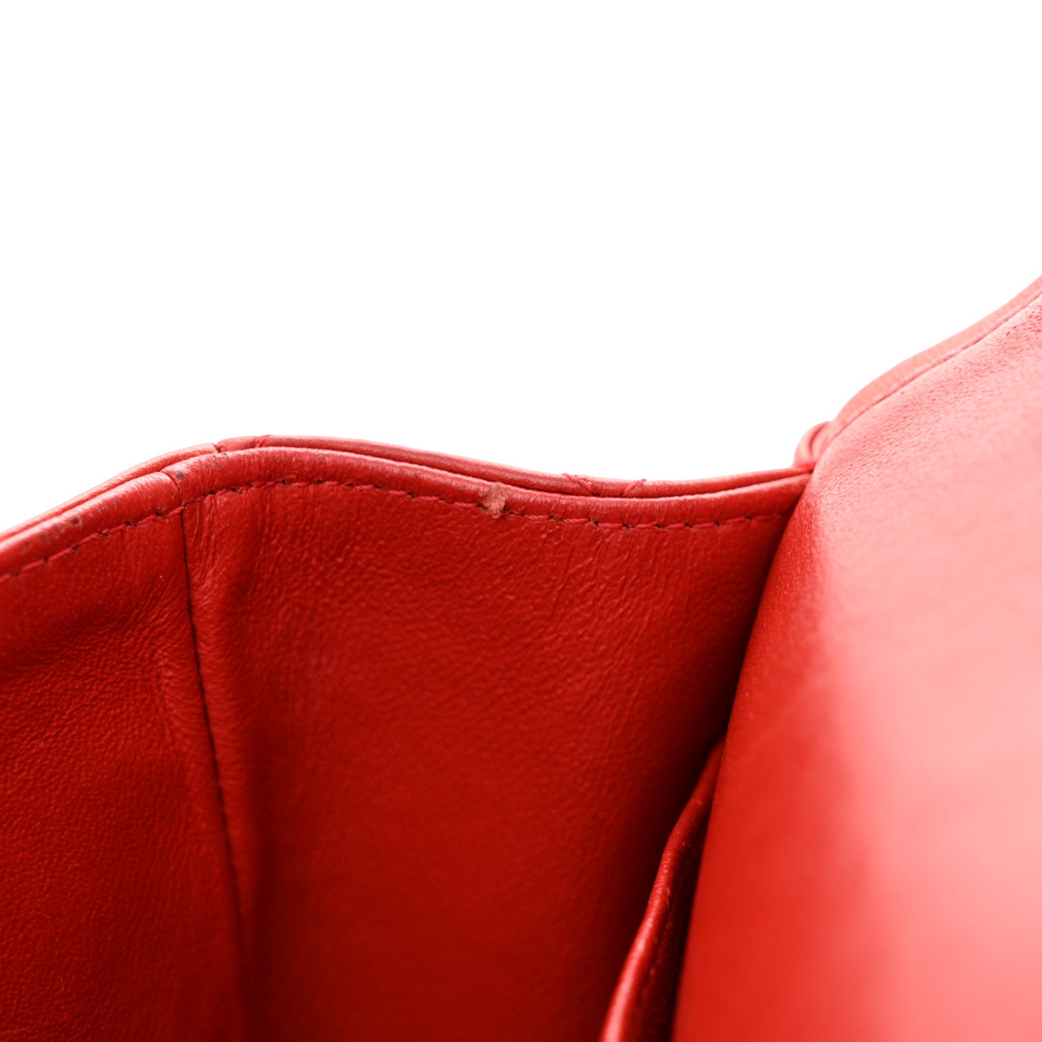Chanel Lambskin Quilted Medium Double Flap Red 11 of 20