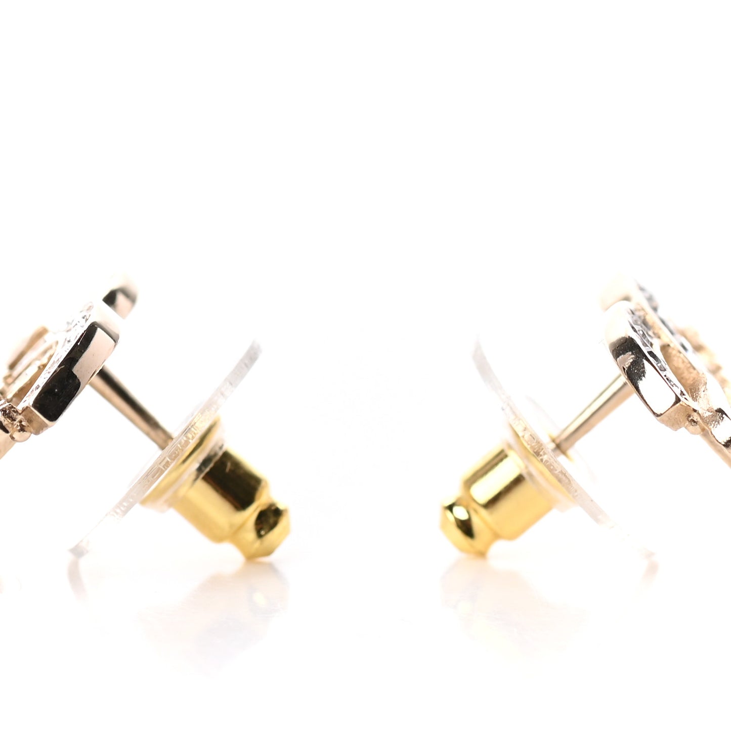 Crystal CC Forever Earrings Gold