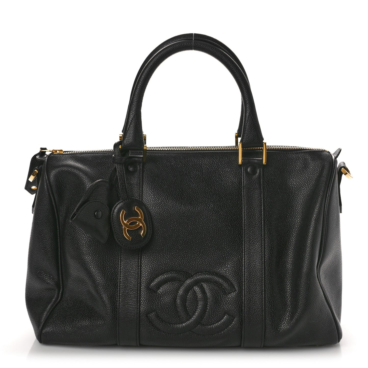 Caviar Timeless CC Duffel Bag Black