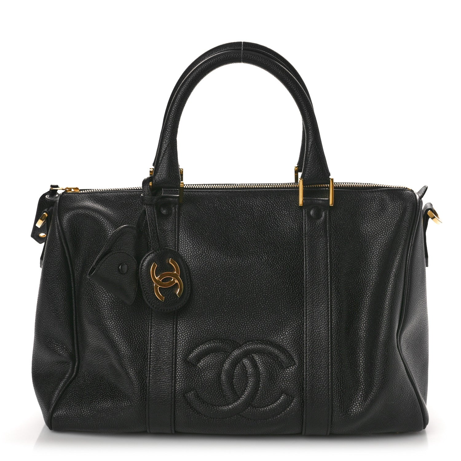Chanel Caviar Timeless CC Duffel Bag Black 1 of 12