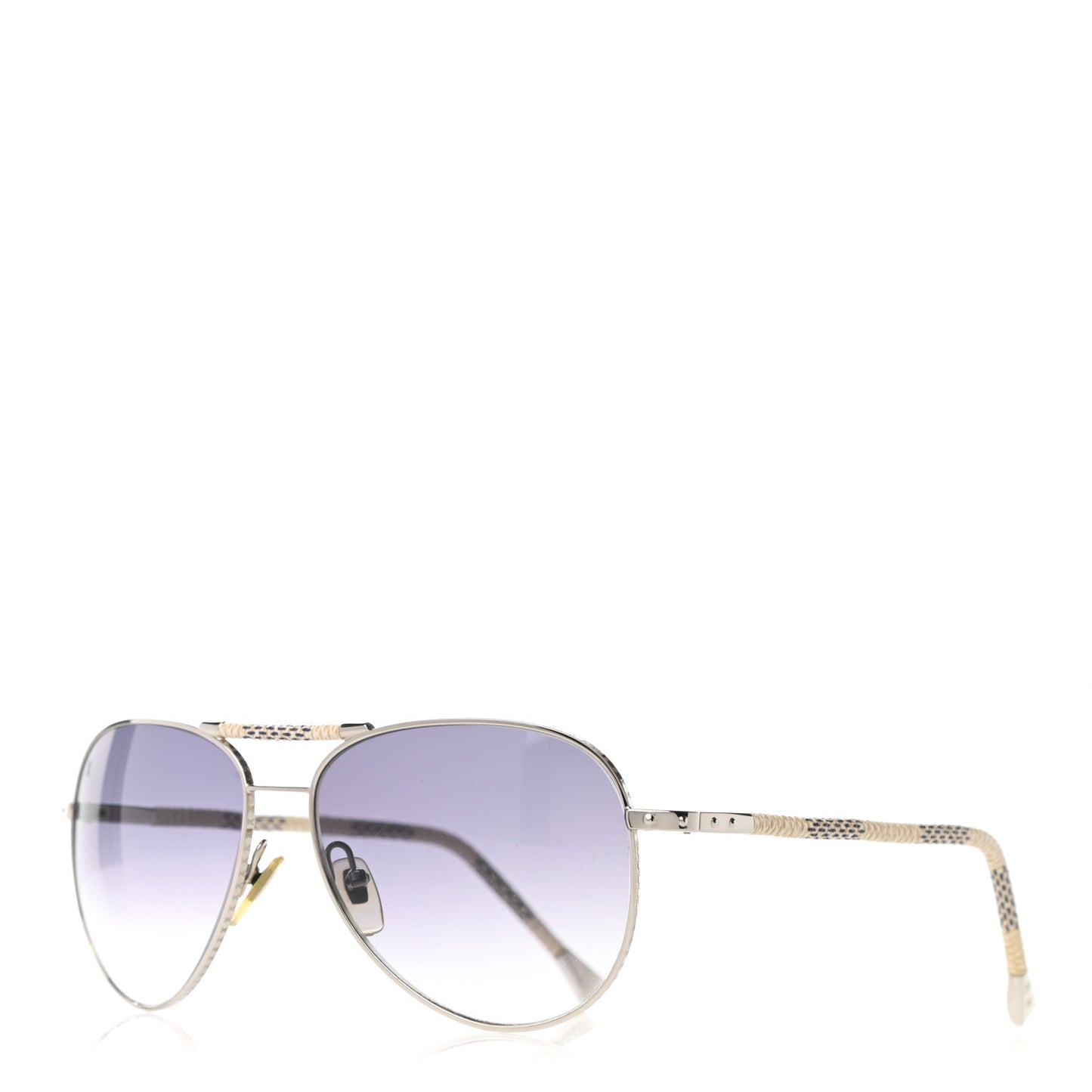 Damier Azur Conspiration Pilote Aviator Sunglasses Z0203U