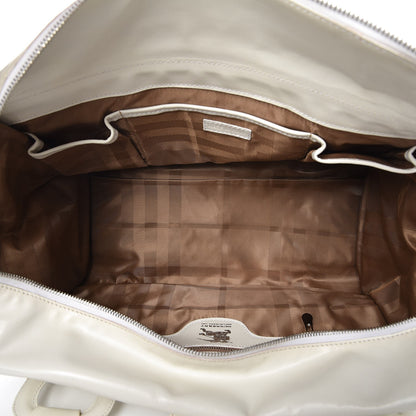 Burberry Leather Quilted Large Manor Tote White 5 of 17