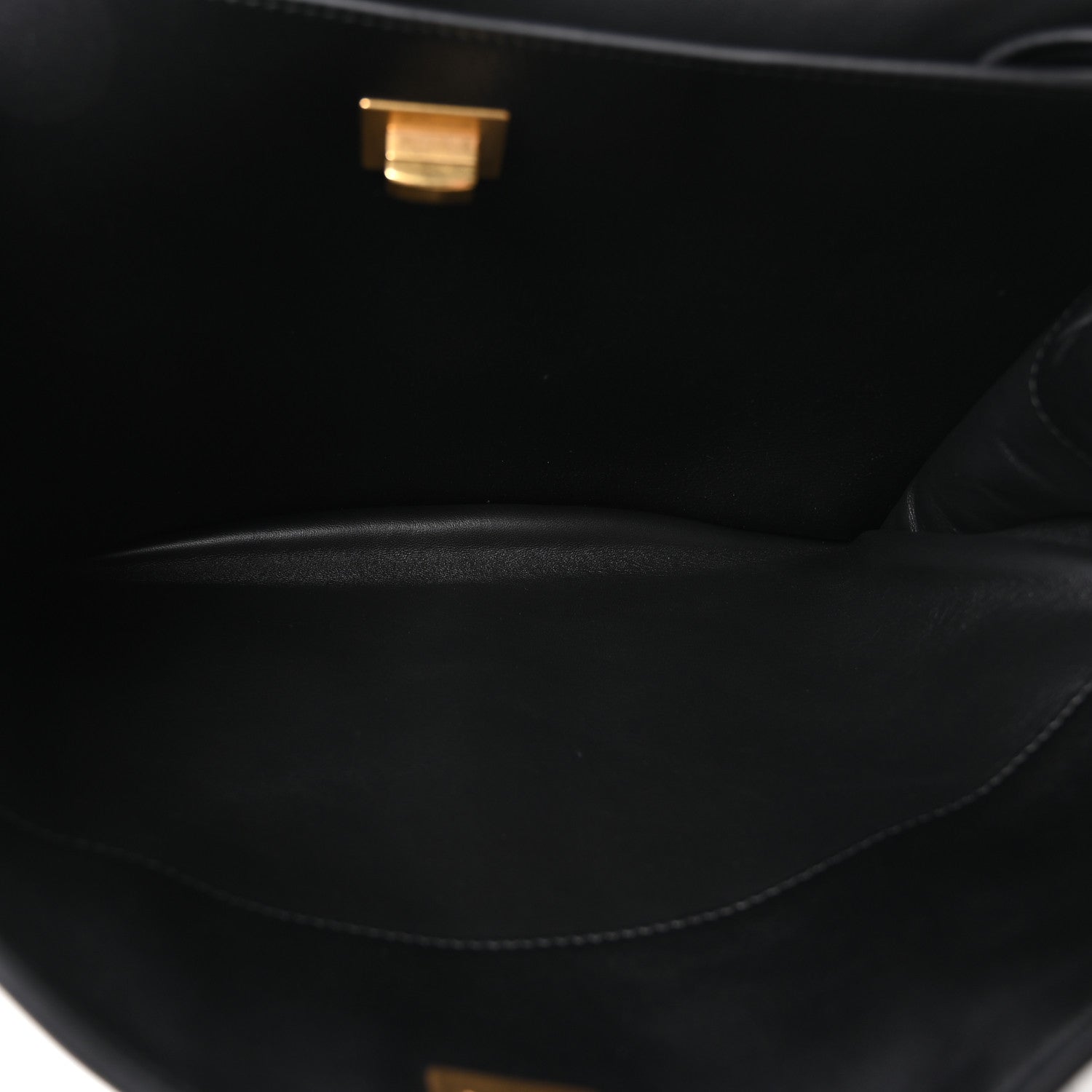 Balenciaga Natural Smooth Calfskin Medium Rodeo Top Handle Handbag Black 5 of 9