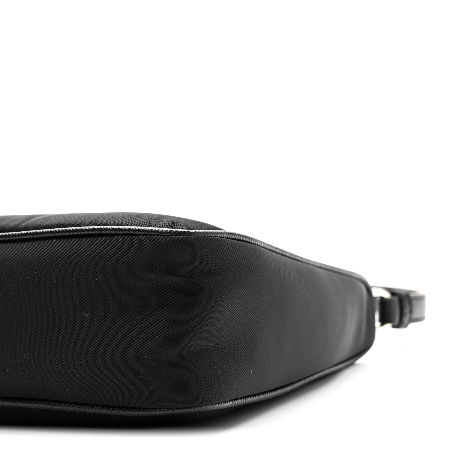 Prada Tessuto Nylon Saffiano Mini Re-Edition 2005 Bag Black 9 of 9