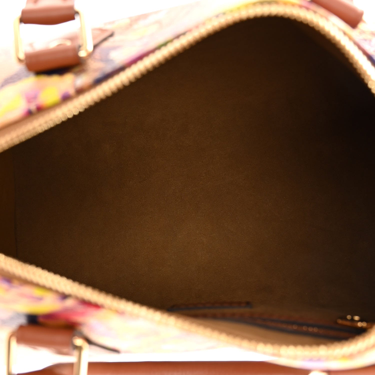 Louis Vuitton Metallic Monogram LV Garden Speedy Bandouliere 25 Gold 5 of 13