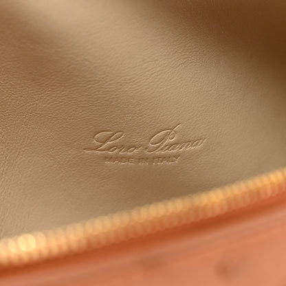 Loro Piana Ostrich L19 Extra Pocket Pouch Cognac 6 of 8