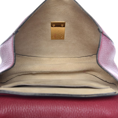 Chloe Grained Lambskin Drew Shoulder Bag Wine Purple 4 of 9