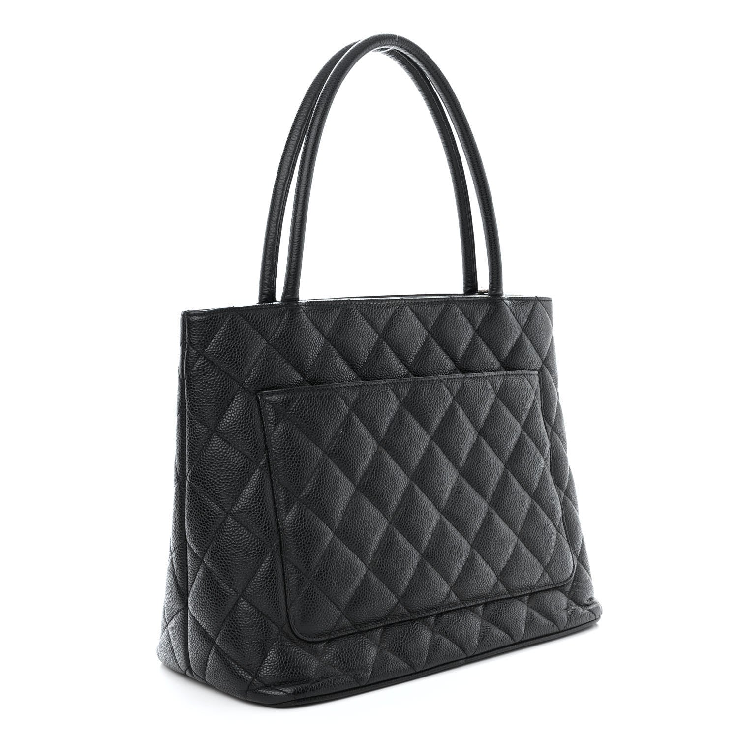 Chanel Caviar Quilted Medallion Tote Black 3 of 11