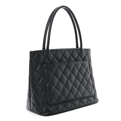 Chanel Caviar Quilted Medallion Tote Black 3 of 11