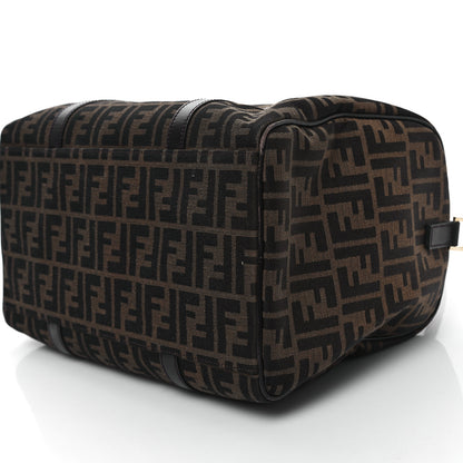 Fendi Zucca Medium Convertible Boston Satchel Tobacco Brown 9 of 9