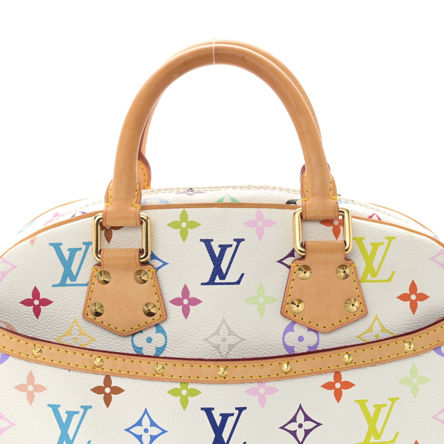 Monogram Multicolor Trouville White