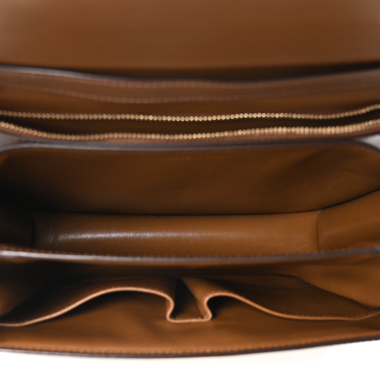 Celine Smooth Calfskin Medium Classic Box Flap Bag Light Camel 5 of 10