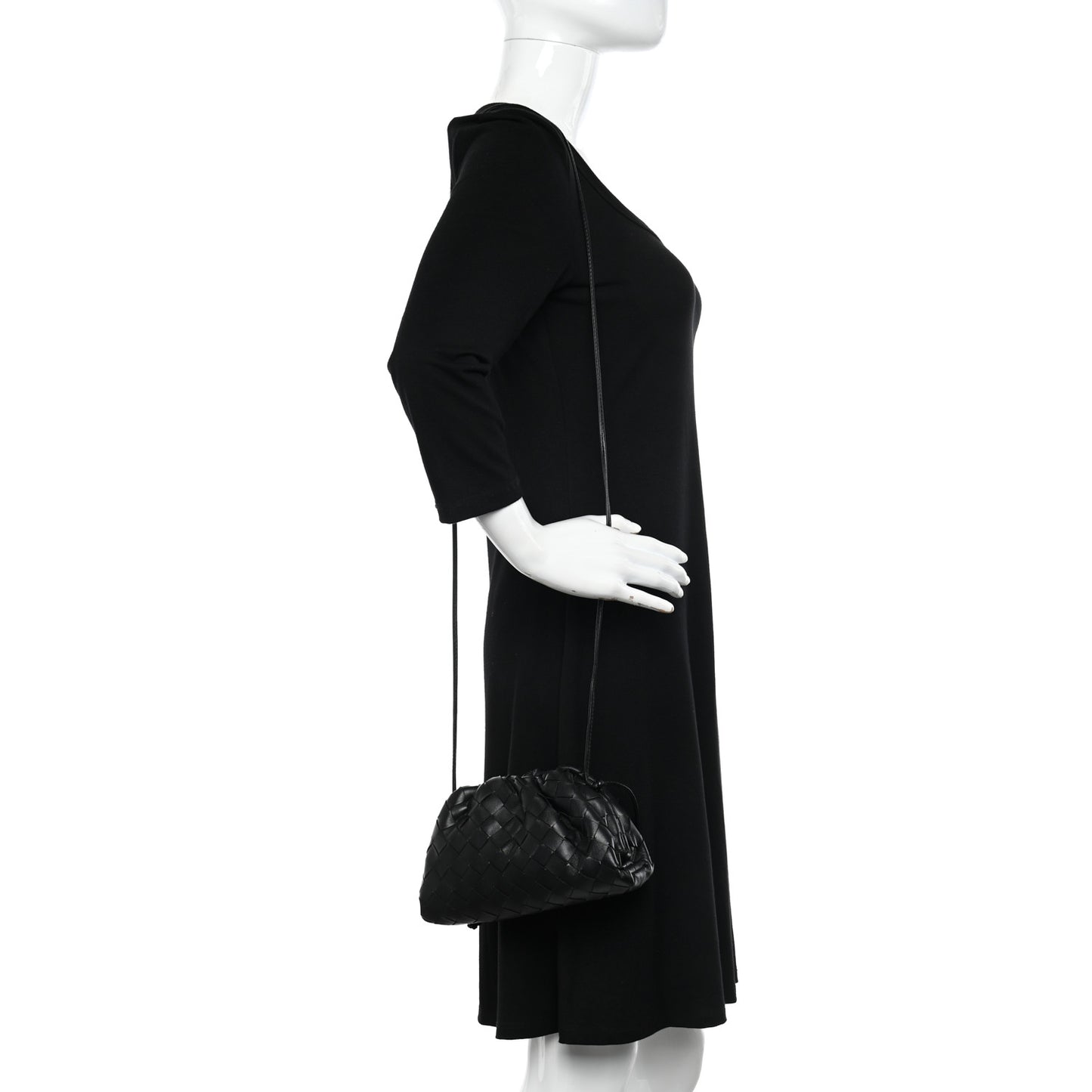 Nappa Intrecciato The Mini Pouch Black