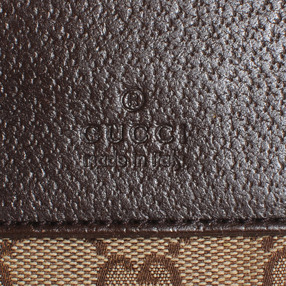 Gucci GG Monogram Web Double Pocket Belt Bag Ebony 17 of 31