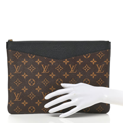 Louis Vuitton Monogram Daily Pouch Black 2 of 8