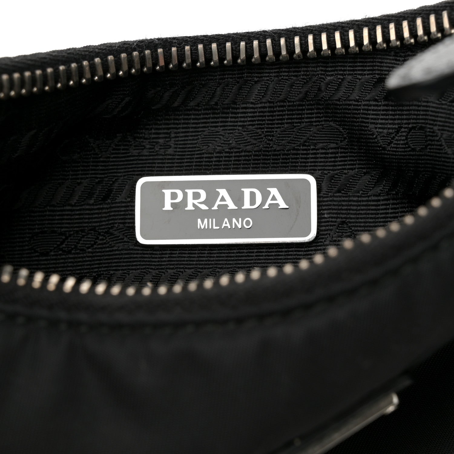 Prada Tessuto Nylon Mini Re-Edition 2000 Bag Black 6 of 11