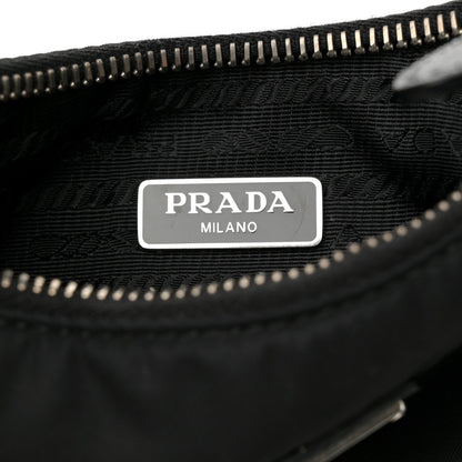 Prada Tessuto Nylon Mini Re-Edition 2000 Bag Black 6 of 11