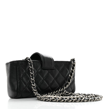 Chanel Aged Calfskin Lucky Charms 2.55 Reissue Mini Clutch With Chain Black 2 of 12