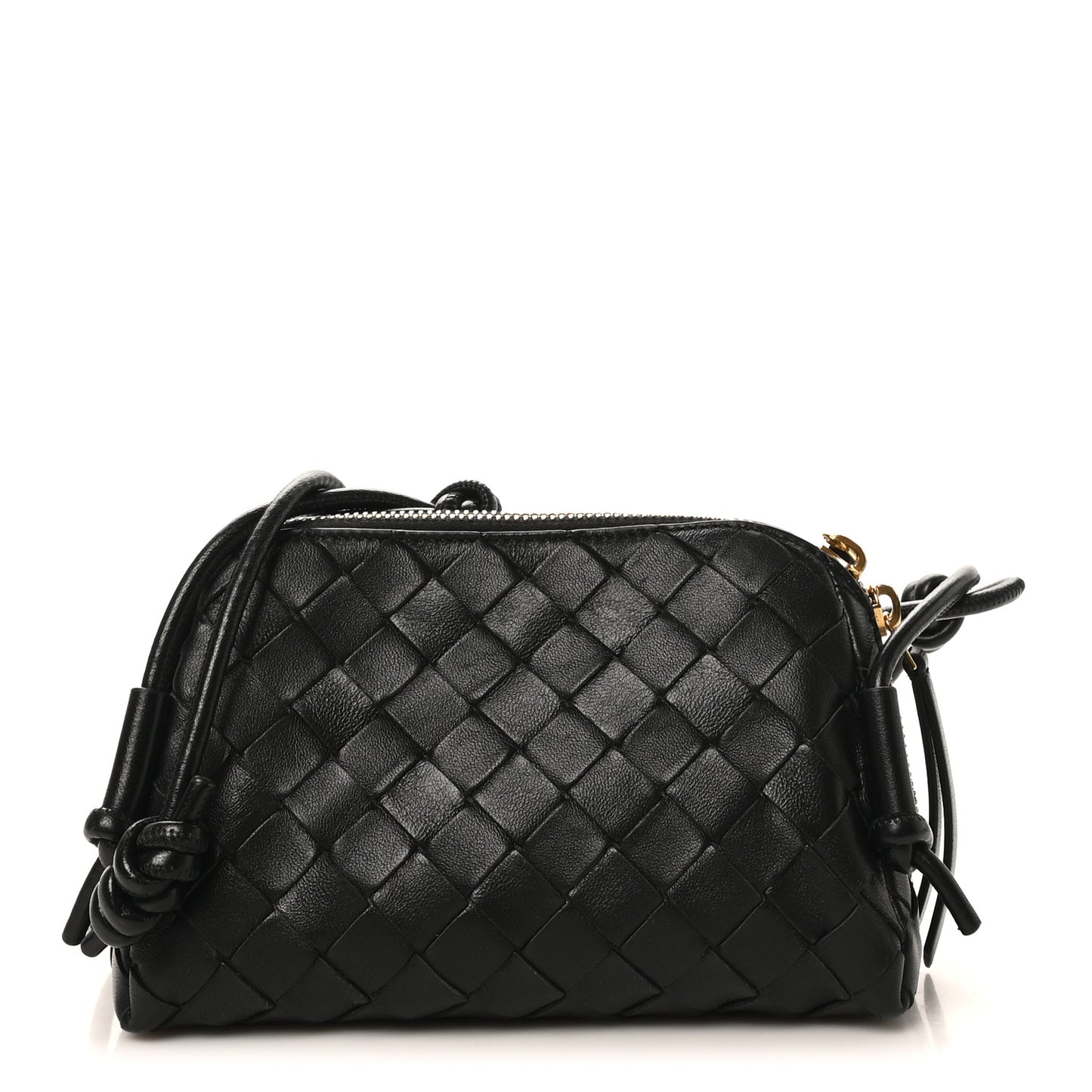 Nappa Intrecciato Concert Pouch Black