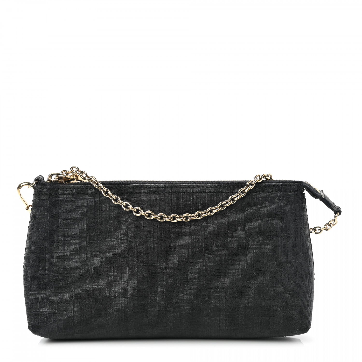 Fendi Zucca Spalmati Pochette Black 1 of 9