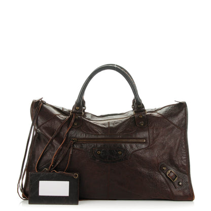 Balenciaga Chevre Classic Hardware Work Chocolate 1 of 9
