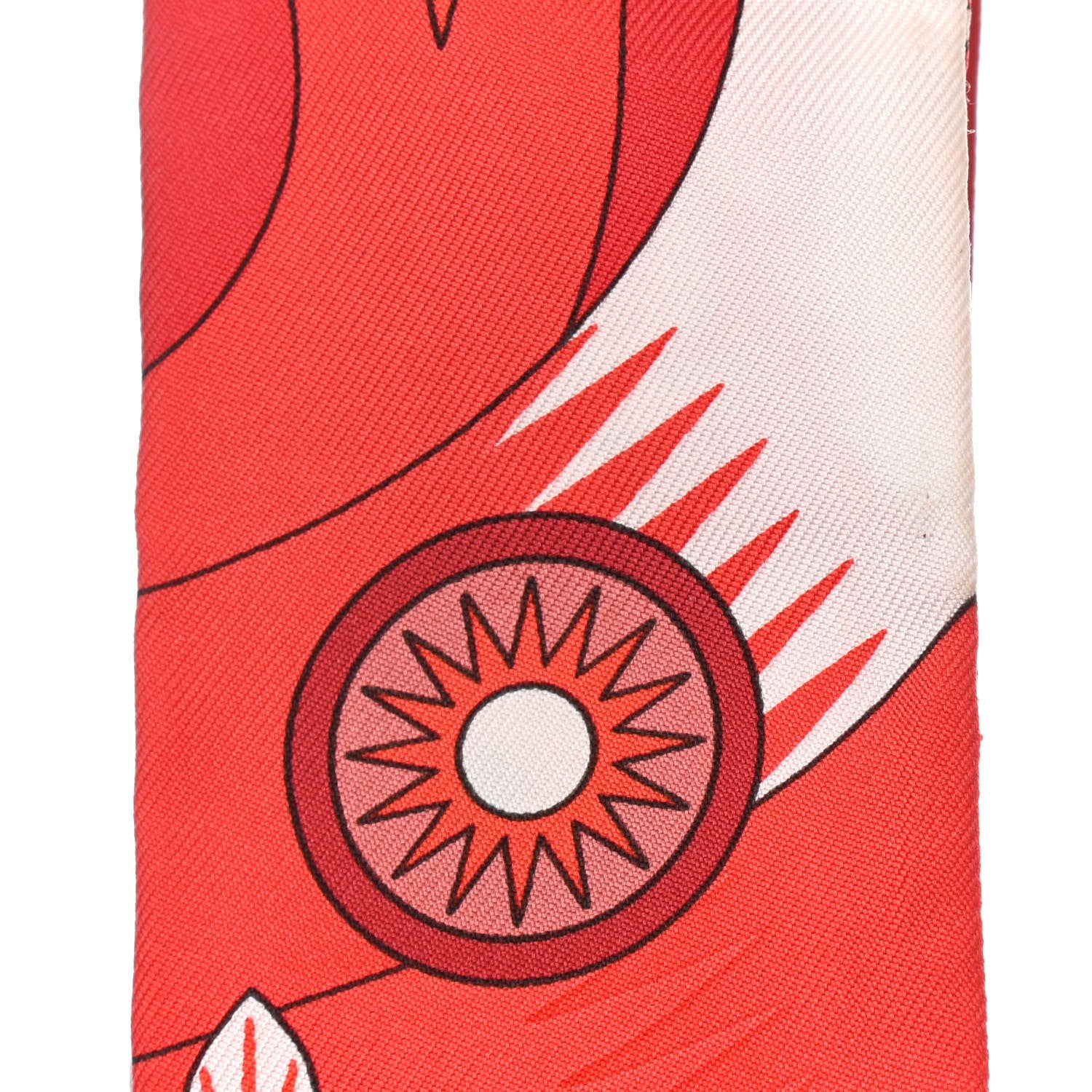 Hermes Silk La Source de Pegase Twilly Rouge Bleu Royal White 5 of 7