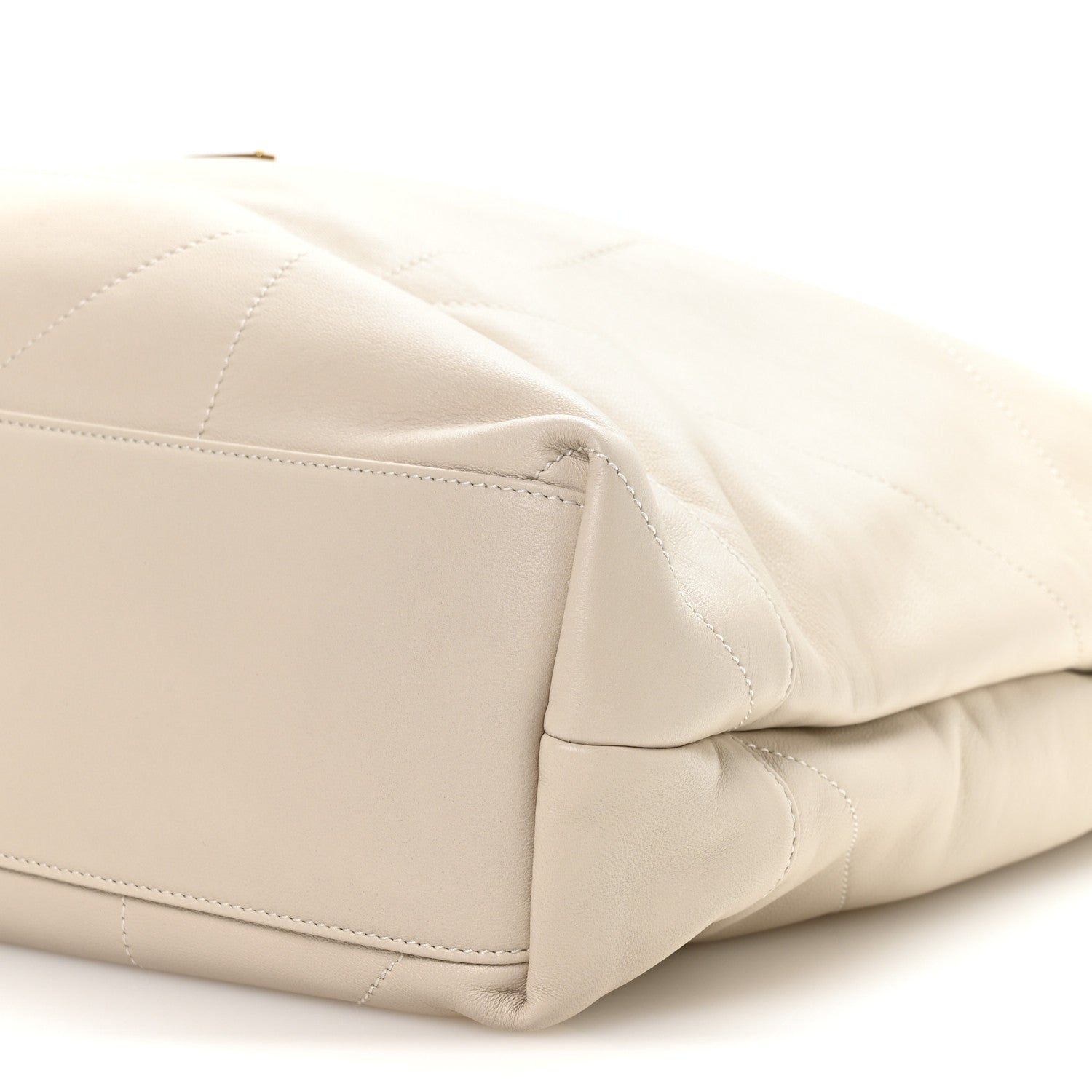 Saint Laurent Lambskin Matelasse Monogram Large Jamie 4.3 Pochon Crema Soft 11 of 11