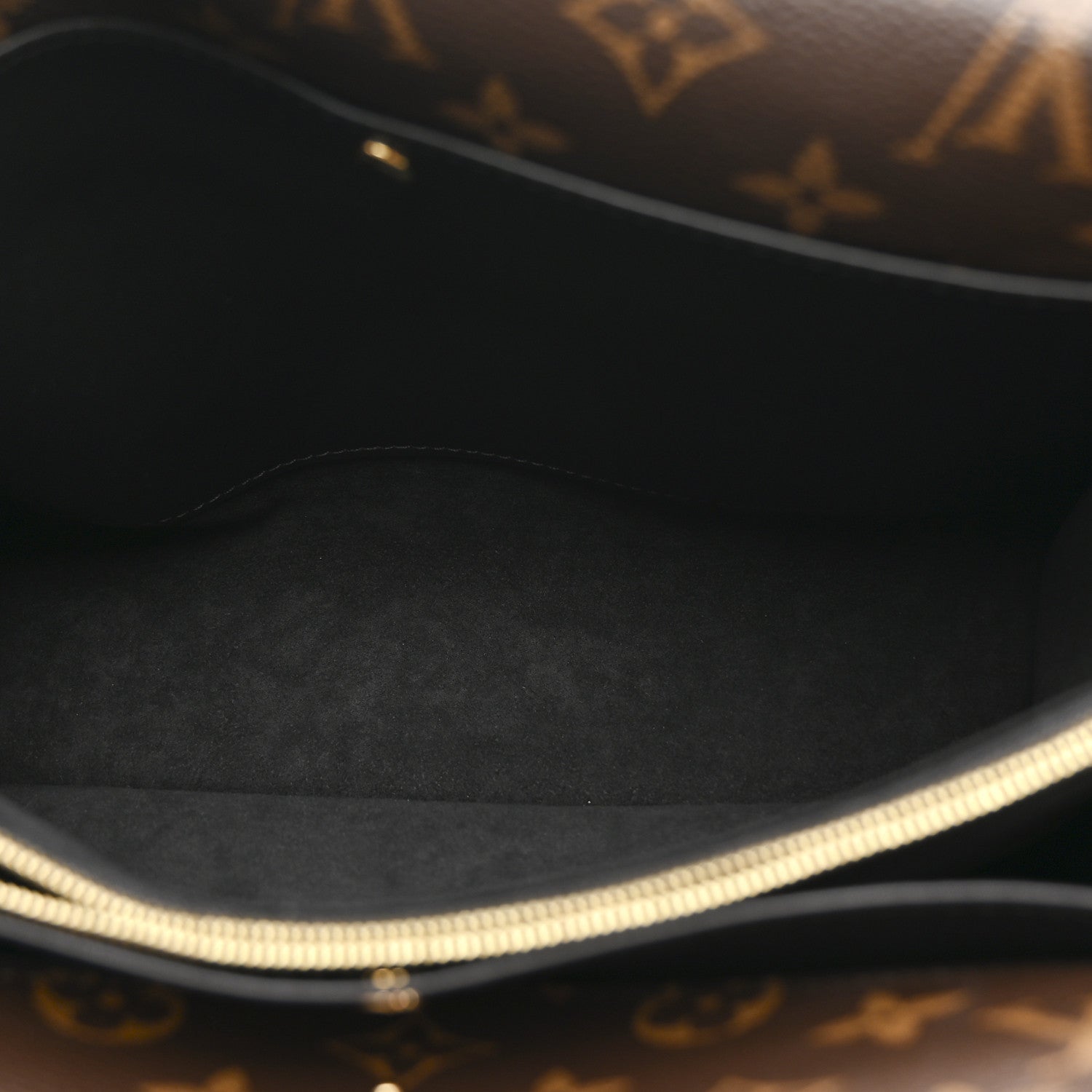 Louis Vuitton Grained Calfskin Monogram Double V Black 6 of 12