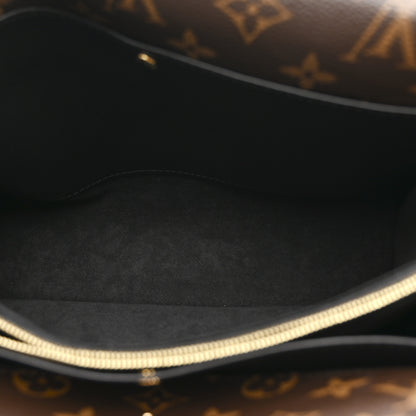Louis Vuitton Grained Calfskin Monogram Double V Black 6 of 12