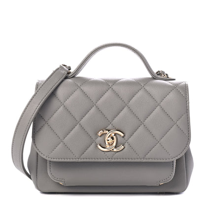 Chanel Caviar Quilted Small Business Affinity Flap Grey 1 of 4