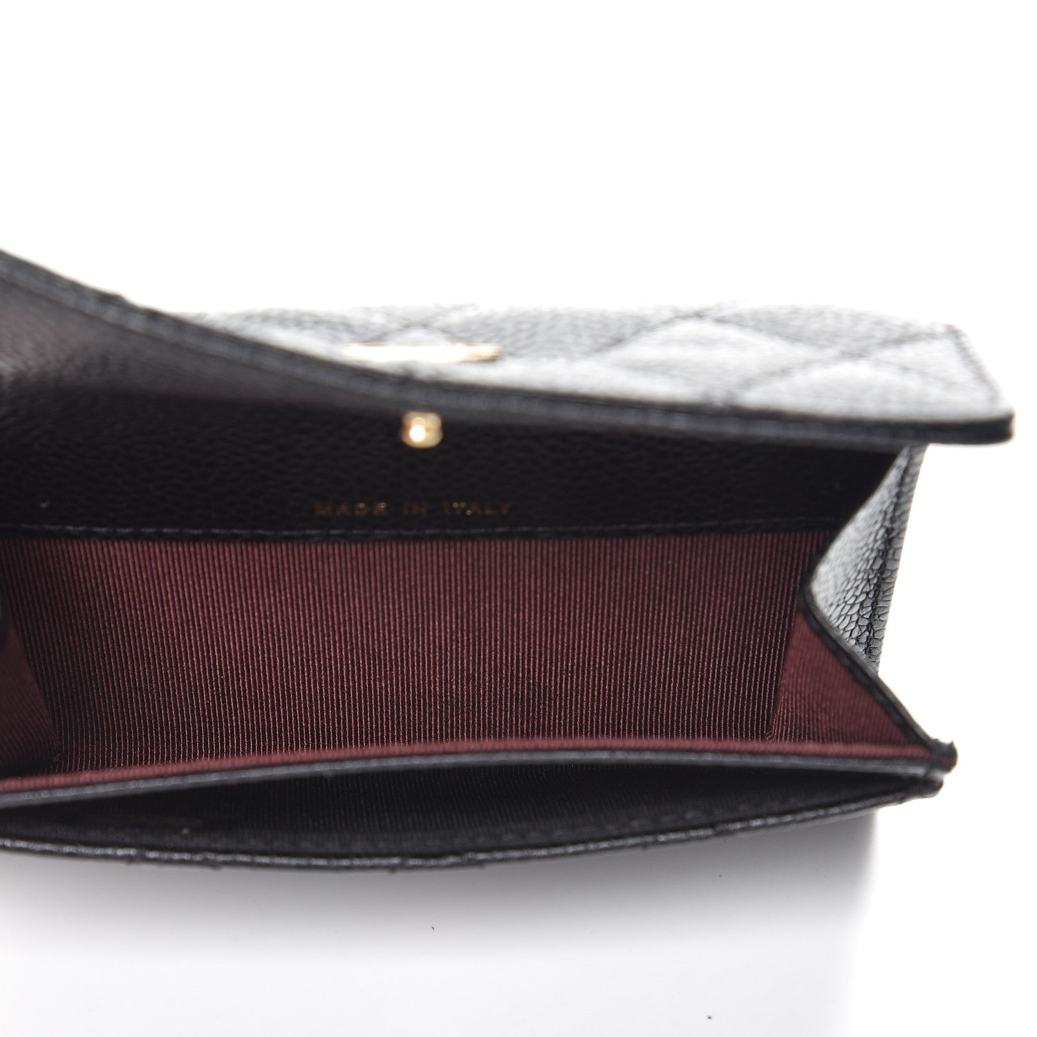 Chanel Caviar Quilted Flap Card Holder Black 5 of 9