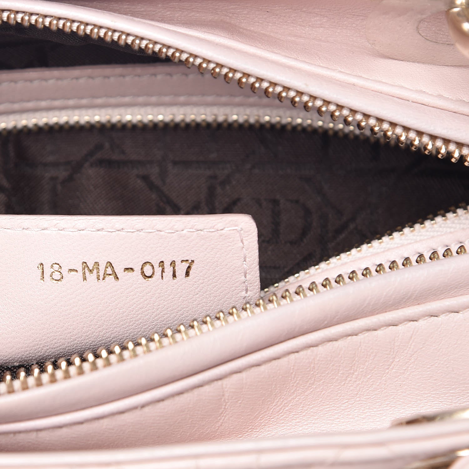Christian Dior Lambskin Cannage Medium Lady Dior Light Pink 11 of 17