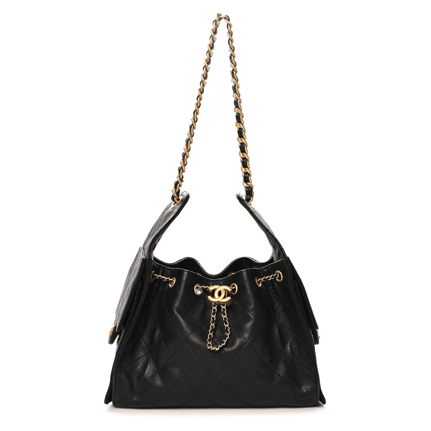 Chanel Caviar Quilted Small Chanel 25 Handbag Black 1 of 10