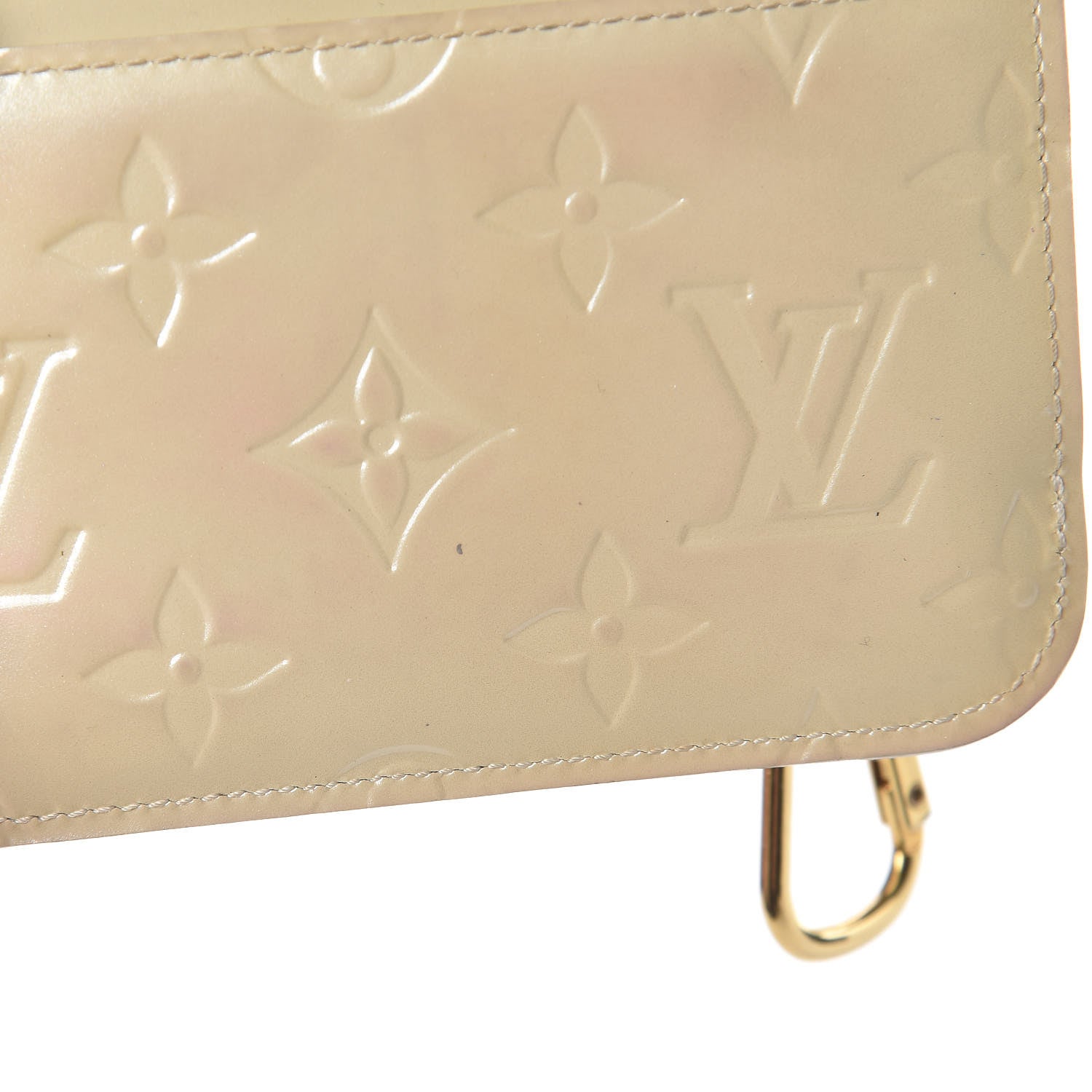 Louis Vuitton Vernis Key Pouch Blanc Corail 11 of 13